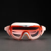 Pink With Coral Full Glass Panel Styled Anti Fog UV Protection Leakproof Design Swim Goggles