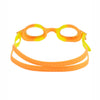 Tie Dye Yellow Blend With Orange Anti Fog UV Protection Leakproof Design Swim Goggles | 1yr - 4yrs