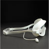 White With Purple Button Style Anti Fog UV Protection Leakproof Design Swim Goggles