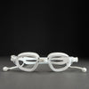 White Cat Eye Shape Frame Anti Fog UV Protection Leakproof Design Swim Goggles