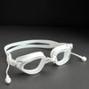 White Cat Eye Shape Frame Anti Fog UV Protection Leakproof Design Swim Goggles