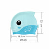 Light Blue Fin Dual Color Silicone Swim Cap | 5yrs - 15yrs