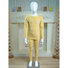 Mustard Round Neck Upper & Lower Body Thermal Winter Warmers