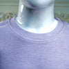 Stripes Purple Round Neck Upper & Lower Body Thermal Winter Warmers