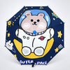 Bear Space with Shutter style cover Kids-Umbrella 6-12Y