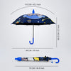 Bear Space with Shutter style cover Kids-Umbrella 6-12Y