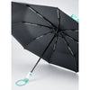 3 Fold Mint Green puppy Polka Dots Auto Open & Close Rain & Sun Dual Umbrella for Teens & Adults