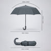 3 Fold Grey Checkered Auto Open & Close Umbrella for Teens & Adults