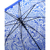 Self Print Dark Blue Transparent Umbrella for Kids and Teens, 8yrs - 15yrs