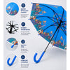 Blue Mexico Landmark Print Umbrella for Teens & Adults