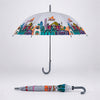 Grey Mexico Landmark Print Umbrella for Teens & Adults