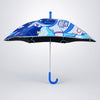 Wheel style Planet Space Astronaut Printed UPF 50+ Kids-Umbrella-5-10Y