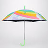 Wheel style Rainbow Duck Printed UPF 50+ Kids-Umbrella-5-10Y