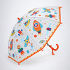 Rocket theme Transparent Umbrella for Toddlers & Kids