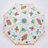 Rocket theme Transparent Umbrella for Toddlers & Kids