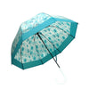 Self Print Turquoise Transparent Umbrella for Kids and Teens, 8yrs - 15yrs
