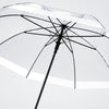 White Big Border Transparent Umbrella for Teens & Adults