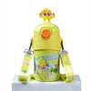 Yellow 3D Cheese Toy Lid Stainless Steel Water Bottle | 500ml