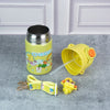 Yellow 3D Cheese Toy Lid Stainless Steel Water Bottle | 500ml
