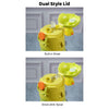 Yellow 3D Cheese Toy Lid Stainless Steel Water Bottle | 500ml