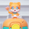 Orange 3D Foxy Toy Lid Stainless Steel Water Bottle | 500ml