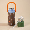 Brown 3Stripes Lid Series,  Stainless Steel Kids Water Bottle | 500ml