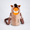 Brown Horse Design,
Two Lid Series with Plush Cover, Stainless Steel
Water Bottle & Hot thermos flask for
Kids and Toddlers, 500ml