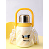 Dachshund Puppy Yellow Stainless Steel Premium Insulated Water Bottle | 800 ml