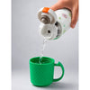 Green Checks Cup Lid Design, Sleek Stainless Steel Thermos & Water Bottle for Kids, 350ml