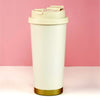 Shiny Green Ted Stainless Steel Premium Insulated Detox Infuser Bottle With Tea & Fruit Infuser Attachment | 520ml