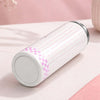 Happy Dog, Pink Ball Lid Series, Stainless Steel Tumbler and Water Bottle for Kids & Adults, 650ml