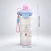 Happy Dog, Pink Ball Lid Series, Stainless Steel Tumbler and Water Bottle for Kids & Adults, 650ml