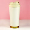 Lily Gold Stainless Steel Premium Insulated Detox Infuser Bottle With Tea & Fruit Infuser Attachment | 520ml