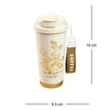 Lily Gold Stainless Steel Premium Insulated Detox Infuser Bottle With Tea & Fruit Infuser Attachment | 520ml