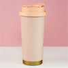 Lily Pink Stainless Steel Premium Insulated Detox Infuser Bottle With Tea & Fruit Infuser Attachment | 520ml