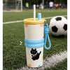 Meow & Polka , Good Time Series, Stainless Steel Tumbler and Water Bottle for Kids & Adults, 710ml