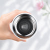 Pink Checks Cup Lid Design, Sleek Stainless Steel Thermos & Water Bottle for Kids, 350ml