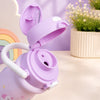 Pink Puppy Design, Stainless Steel Dual Lid Water Bottle for Kids, 500ml