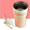 Pink Ombre Shaded Stainless Steel Tumbler Water Bottle | 550ml