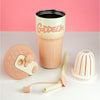 Pink Ombre Shaded Stainless Steel Tumbler Water Bottle | 550ml