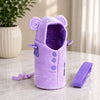 Purple Bear Design,
Two Lid Series with Plush Cover, Stainless Steel
Water Bottle & Hot thermos flask for
Kids and Toddlers, 500ml