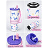 Purple Bows, Good Time Series, Stainless Steel Tumbler and Water Bottle for Kids & Adults, 710ml