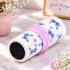 Purple Bows, Good Time Series, Stainless Steel Tumbler and Water Bottle for Kids & Adults, 710ml