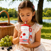 Red Apple, sleek Stainless Steel Water Bottle with Infuser attachment for Kids, 400ml