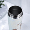 Sleeping Bear, Yellow Ball Lid Series, Stainless Steel Tumbler and Water Bottle for Kids & Adults, 650ml