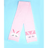 3Pcs Pink Bunny Rabbit Matching Beanie Winter Cap, Mufflers And Gloves Set | 5-10 Years