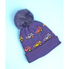 2Pcs Blue Red Cars Themed Beanie Winter Cap With Matching Neck Cuff Style Muffler | 5-10 Years