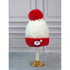 2Pcs Red Santa Christmas Themed Winter Cap Beanie With Matching Long Style Neck Muffler | 3-10 Years
