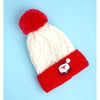 2Pcs Red Santa Christmas Themed Winter Cap Beanie With Matching Long Style Neck Muffler | 3-10 Years