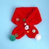2Pcs Red Santa Christmas Themed Winter Cap Beanie With Matching Long Style Neck Muffler | 3-10 Years